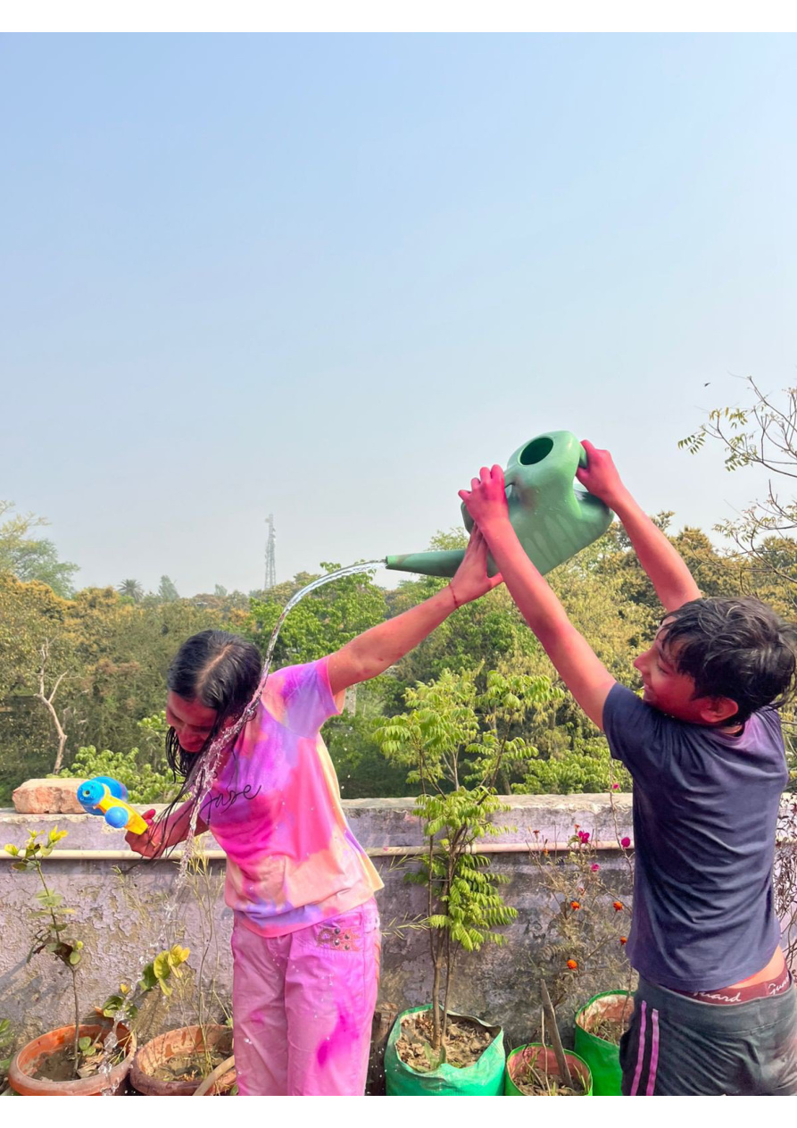 Outdoor celebration memory